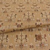 西陣織裂地・鹿草木夾纈(白茶) 10cm単位 切り売り