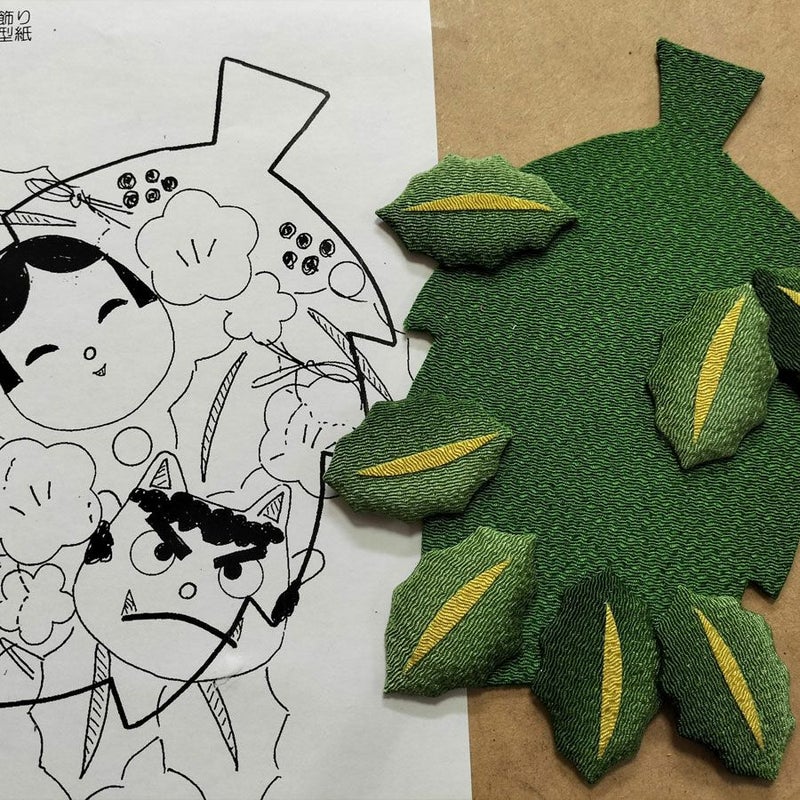 押絵キット 厄除けの門飾り