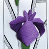 ちりめん手芸キット もてなしの花 5月 アヤメ(菖蒲)