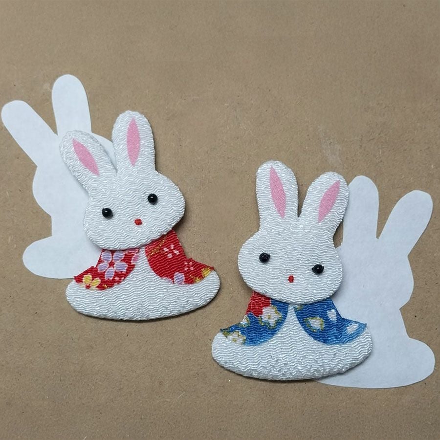 ちりめん細工　お雛様下げ飾りさげもん(中) ちりめん細工さげもん 白猫のお雛様一本吊るし飾り くくり玉ちりめん玉