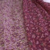 ちりめん生地 桜水(京紫) 10cm単位 切り売り