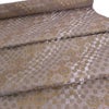 金襴生地(金らん) 蜀江文と市松の道長取り(白ねず) 10cm単位 切り売り