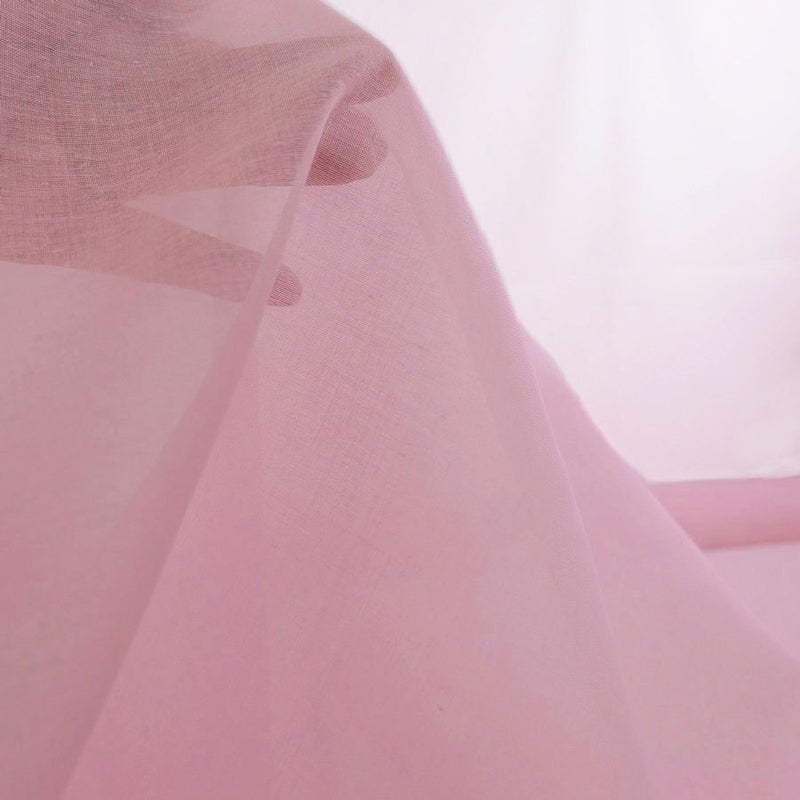 コットンオーガンジー生地・無地(ピンク) 10cm単位 切り売り