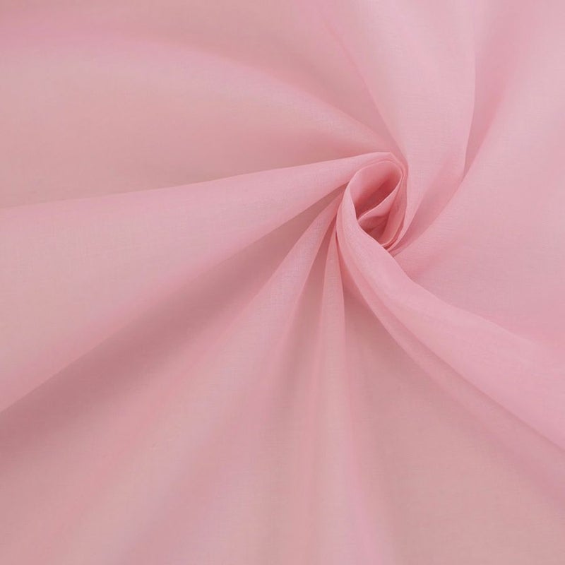 コットンオーガンジー生地・無地(ピンク) 10cm単位 切り売り