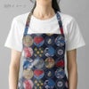 和柄コットン生地 丸紋日本めぐり(紺色) 10cm単位 切り売り