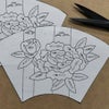 押し絵細工キット 末廣飾り 牡丹