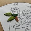 押し絵細工キット 末廣飾り 牡丹