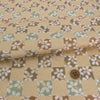 金襴生地(金らん) 市松にのぞく桜(ベージュ) 10cm単位 切り売り