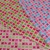 ちりめん生地 七宝菱(ぶどう) 10cm単位 切り売り