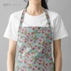 和柄コットン生地 うさぎと桜の吉祥文様(ブルー) 10cm単位 切り売り