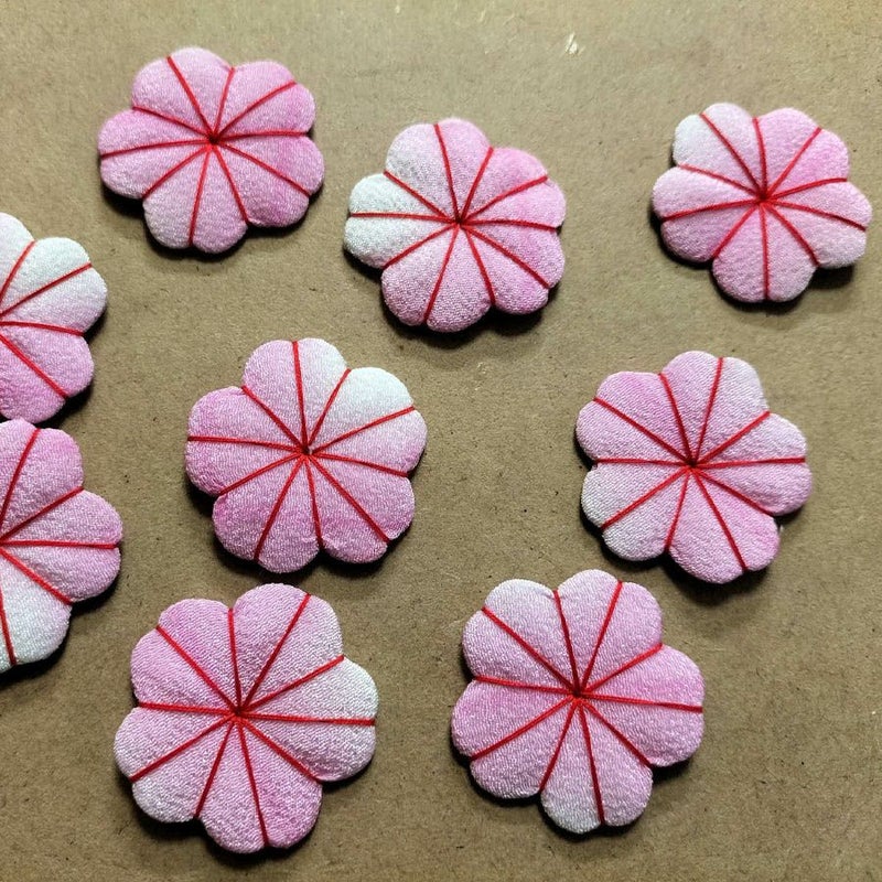 押し絵細工キット 末廣飾り 夜桜