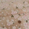 和柄コットン生地 春霞の桜(ベージュ) 10cm単位 切り売り