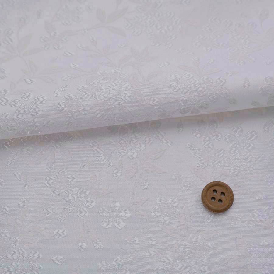 金襴生地(金らん) 山桜(白/白) 10cm単位 切り売り
