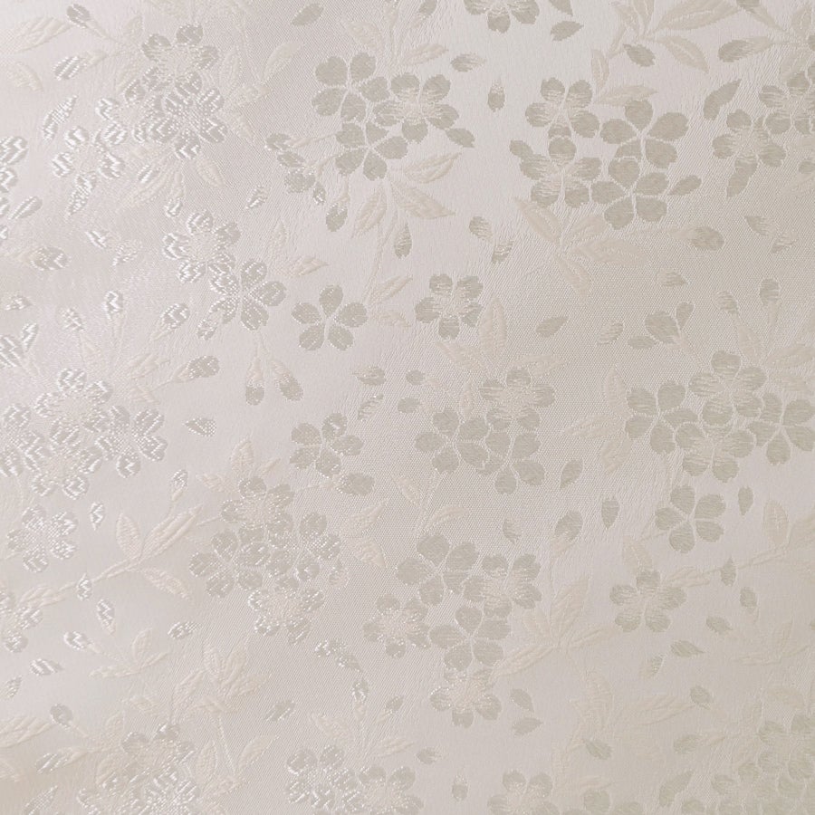 金襴生地(金らん) 山桜(白/白) 10cm単位 切り売り