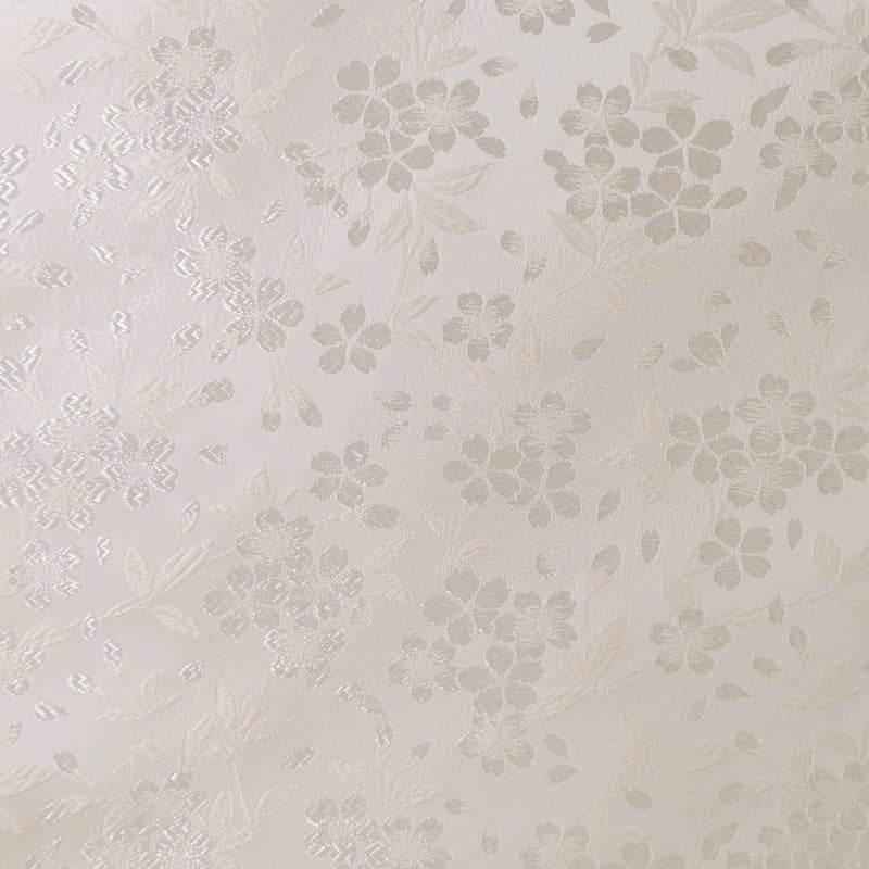 金襴生地(金らん) 山桜(白/白) 10cm単位 切り売り