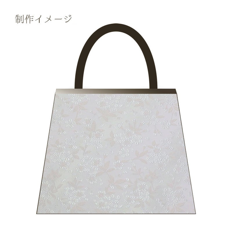 金襴生地(金らん) 山桜(白/白) 10cm単位 切り売り