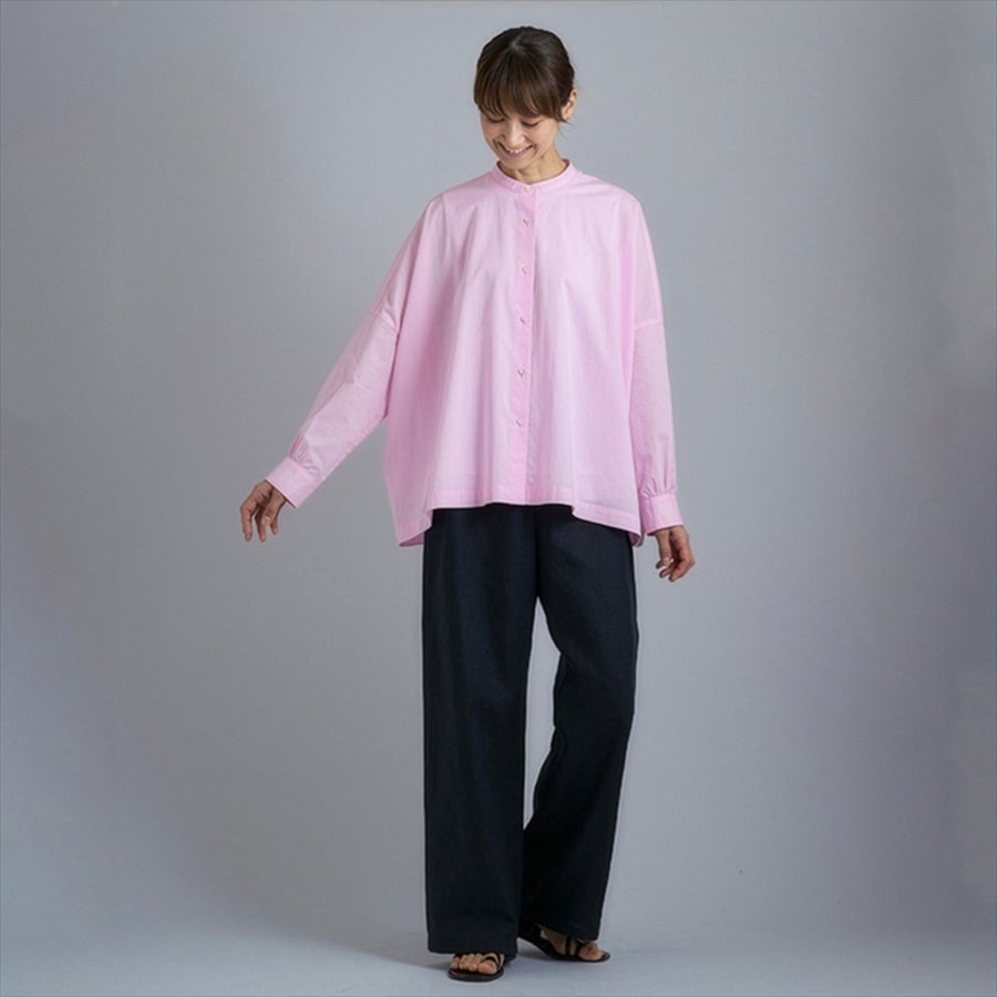 実物大型紙・バンドカラーワイドシャツ