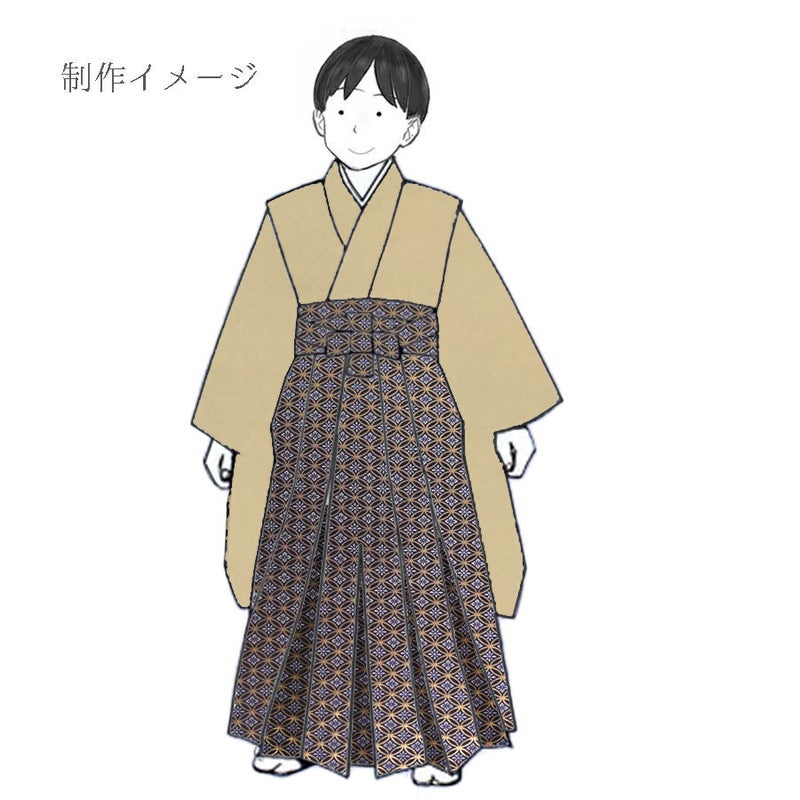 金襴生地(金らん) 花菱七宝つなぎ(黒) 10cm単位 切り売り