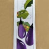 ちりめん手芸キット 花と実の短冊 6月 茄子と花
