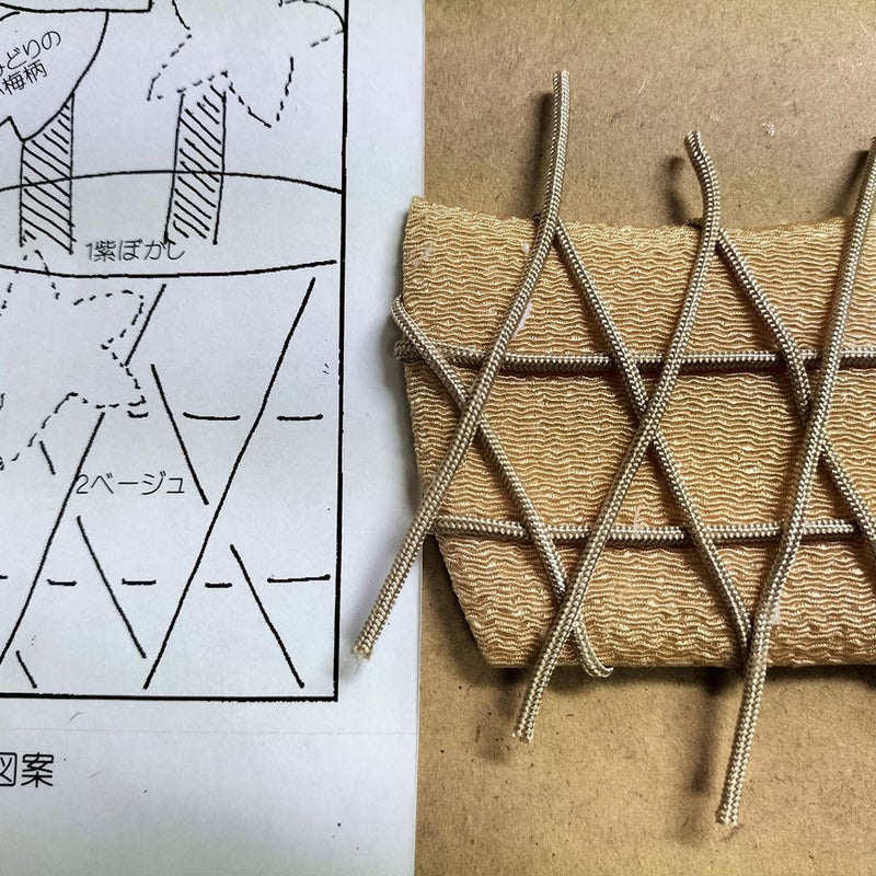 ちりめん手芸キット 花と実の短冊 7月 ほおずきと花