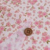 和柄コットン生地 小桜ちらし(白/ピンク) 10cm単位 切り売り