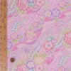 和柄コットン生地 辻が花調花づくし(ピンク) 10cm単位 切り売り