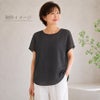 薄手ローン リップル生地 無地(スモーキーサックス) 10cm単位 切り売り