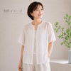 薄手ローン リップル生地 無地(オフホワイト) 10cm単位 切り売り