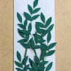 ちりめん手芸キット 花と実の短冊 1月 南天