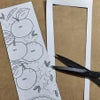 ちりめん手芸キット 花と実の短冊 12月 蜜柑の実