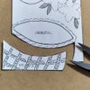 ちりめん手芸キット 花と実の短冊 12月 蜜柑の実