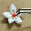 ちりめん手芸キット 花と実の短冊 12月 蜜柑の実