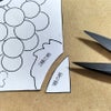 ちりめん手芸キット 花と実の短冊 11月 葡萄の実