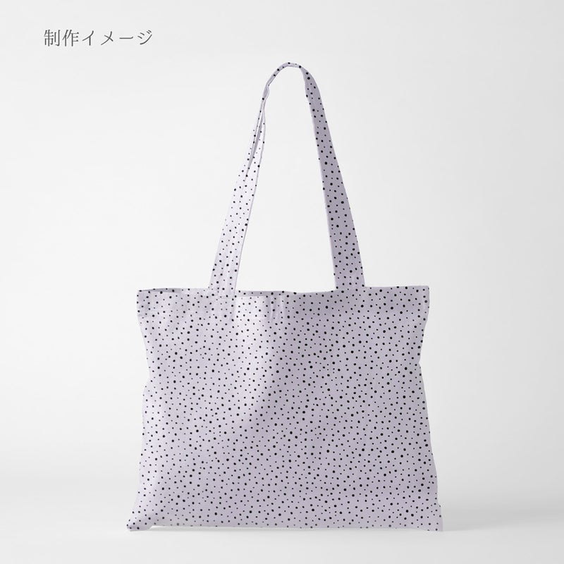 綿ローン生地 ランダムドット柄(白) 10cm単位 切り売り