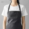 綿ローン生地 ランダムドット柄(黒) 10cm単位 切り売り