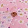 ちりめん生地 白桜(ピンク) １ｍ単位
