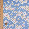ちりめん生地 白桜(ブルー) １ｍ単位