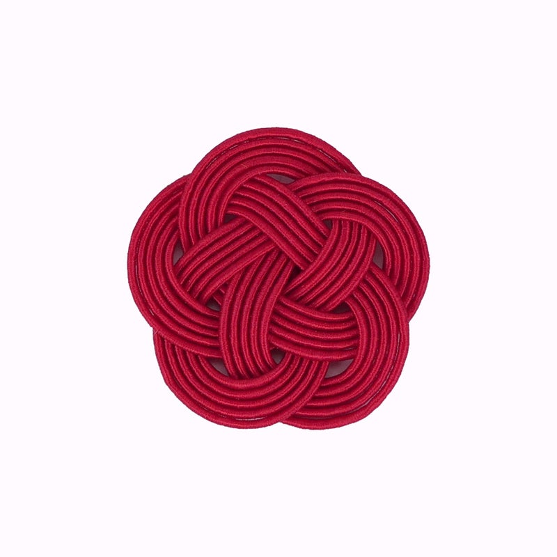 水引の梅結び（赤）33mm