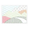 刺し子キット ランチョンマット 山並み