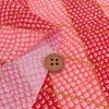 ちりめん生地 二色しぼり(赤) １ｍ単位
