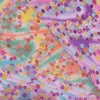 ちりめん生地 吹寄せパステル調(ピンク/紫) １ｍ単位