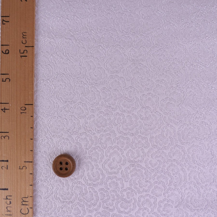 金襴生地(金らん) 干支向き くるくる毛並み柄(純白) 10cm単位 切り売り