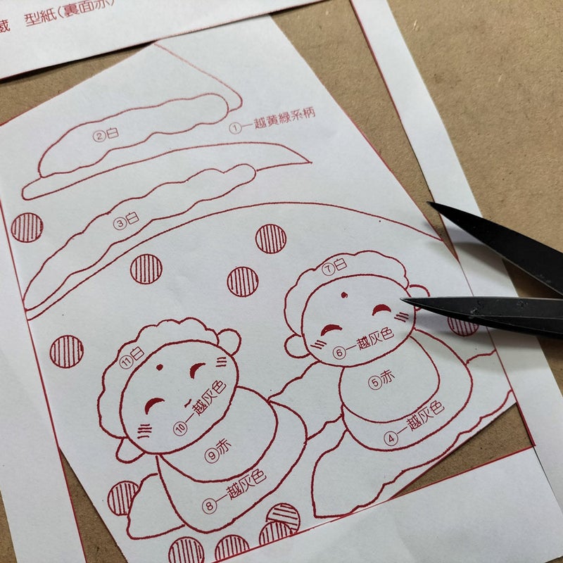 ちりめん押絵キット 四季のお地蔵さん 冬地蔵・雪かぶり