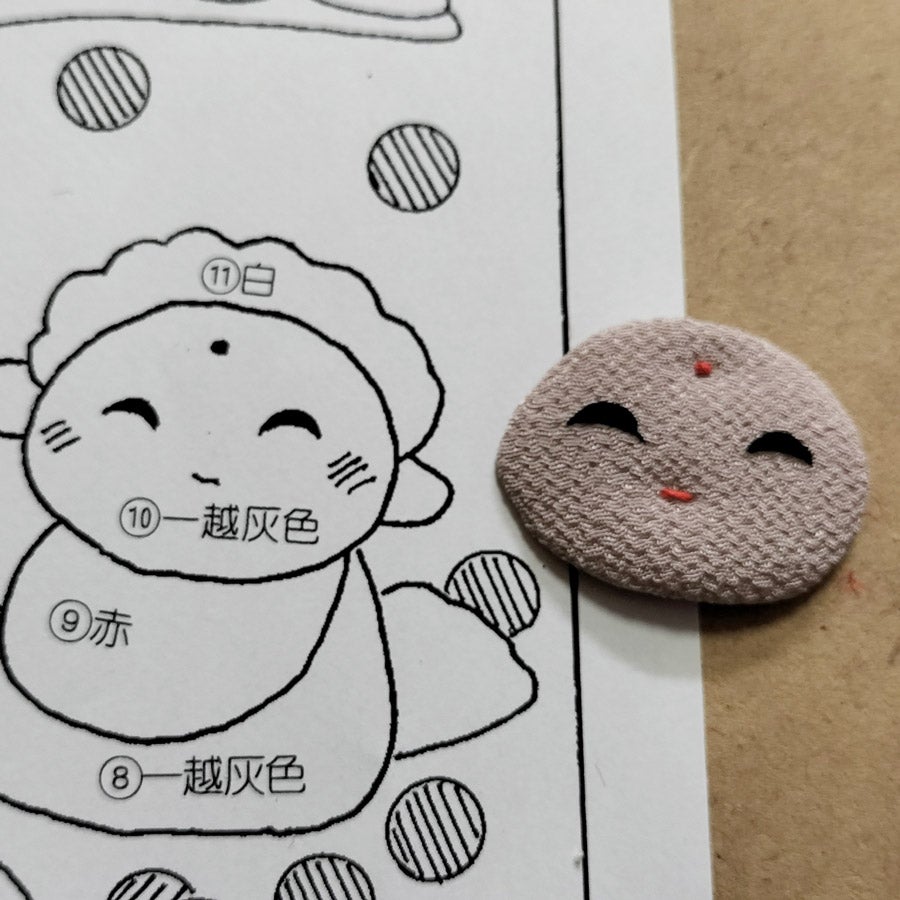 ちりめん押絵キット 四季のお地蔵さん 冬地蔵・雪かぶり