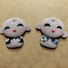 ちりめん押絵キット 四季のお地蔵さん 秋地蔵・もみじの里