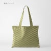 リバーシブル フクレジャガード生地 水玉柄(若草) 10cm単位 切り売り