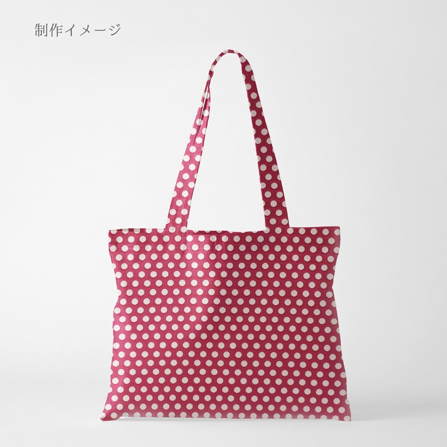 リバーシブル フクレジャガード生地 水玉柄(赤) 10cm単位 切り売り