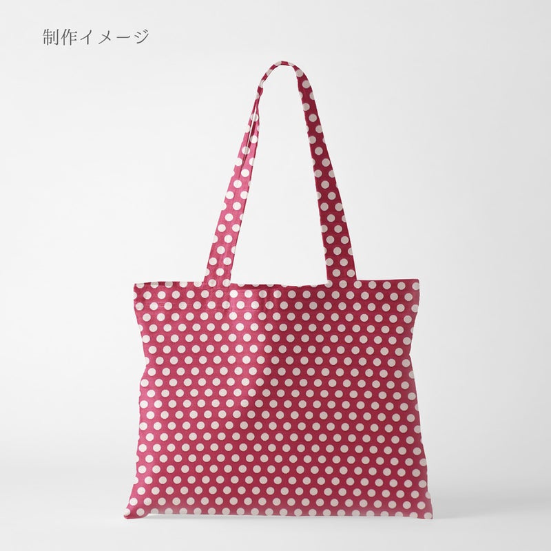 リバーシブル フクレジャガード生地 水玉柄(赤) 10cm単位 切り売り