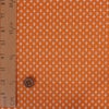 リバーシブル フクレジャガード生地 刺子風クロス柄(オレンジ) 10cm単位 切り売り
