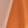 リバーシブル フクレジャガード生地 刺子風クロス柄(オレンジ) 10cm単位 切り売り